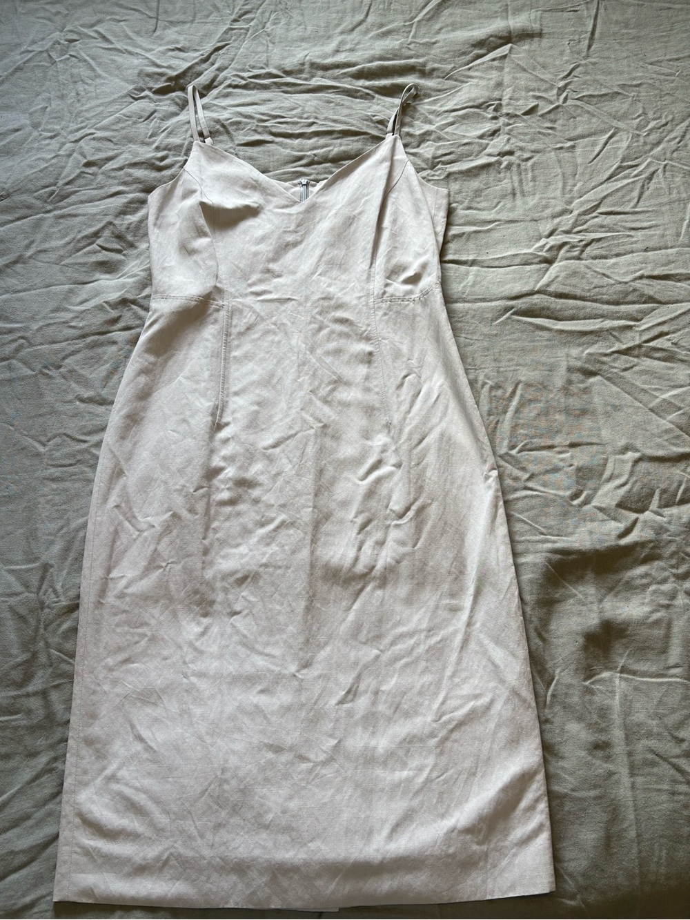 1990s Kenzo Paris Cream Midi Dress